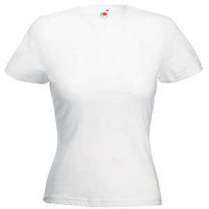 Футболка женская LADY FIT CREW NECK T 200 (Белый)