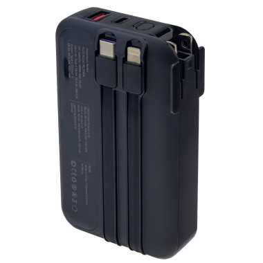 ПЗУ с функцией СЗУ Perfeo PLUG 10000  (Черный)