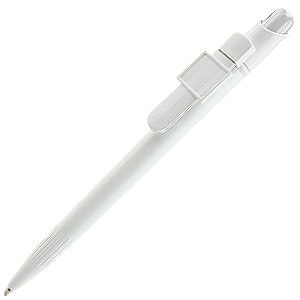 MIR Clip Logo Polymer L019, ручка шариковая, с клипом Logo L019 (Белый)