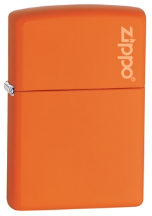 Зажигалка ZIPPO Classic с покрытием Orange Matte, латунь/сталь, оранжевая, матовая, 38x13x57 мм (Оранжевый)