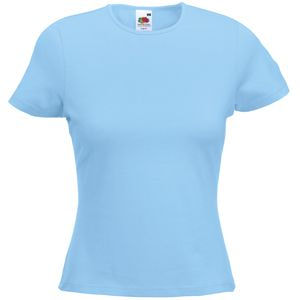 Футболка женская LADY FIT CREW NECK T 210 (Голубой)