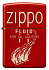 Зажигалка ZIPPO Retro с покрытием Metallic Red, латунь/сталь, красная, 38x13x57 мм - Фото 2