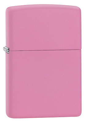 Зажигалка ZIPPO Classic с покрытием Pink Matte, латунь/сталь, розовая, матовая, 38x13x57 мм