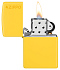 Зажигалка ZIPPO Logo с покрытием Sunflower, латунь/сталь, желтая, глянцевая, 38x13x57 мм - Фото 3