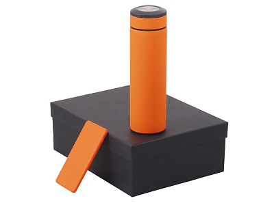 Подарочный набор COLOR IT c термокружкой и повербанком (Оранжевый)