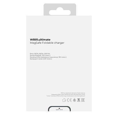 Беспроводной магнитный ПЗУ Pero WB01 Ultimate MagSafe 3в1