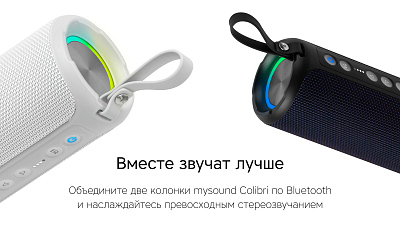 Портативная колонка Rombica Mysound Colibri, черный