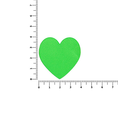 Наклейка тканевая Lunga Сor, M, зеленый неон