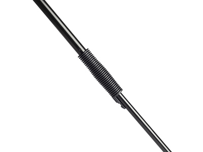 Зонт-трость Carbon с куполом из переработанного пластика