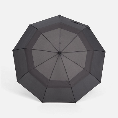 Складной зонт Dome Double с двойным куполом, серый