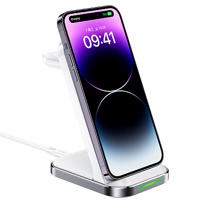 Беспроводное ЗУ ACEFAST E15 desktop 3-in-1wireless charging stand