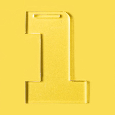 Медаль FIRST PLACE в подарочной упаковке,  акрил