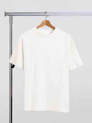 Футболка оверсайз унисекс Sinkopa, молочно-белая