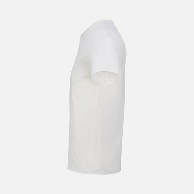 Футболка унисекс Regent с V-образным вырезом, молочно-белая