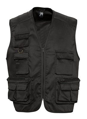 Жилет фотографа Wild 200 бежевый (Чёрный)