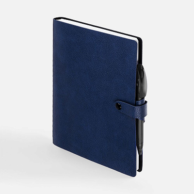 Ежедневник Strep Front на заказ, недатированный, темно-синий