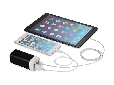 Портативное зарядное устройство Mega Volt, 8000 mAh