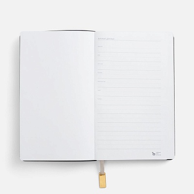 Ежедневник Petrus, недатированный, черный