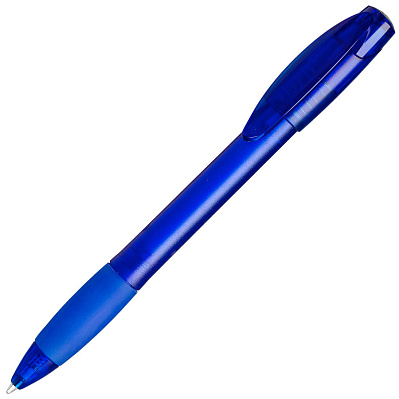 X-5 FROST, ручка шариковая, фростированный синий, пластик (Синий)