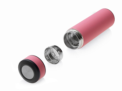 Термос Confident с покрытием soft-touch