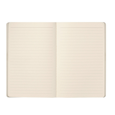 Блокнот Alpha slim, серый