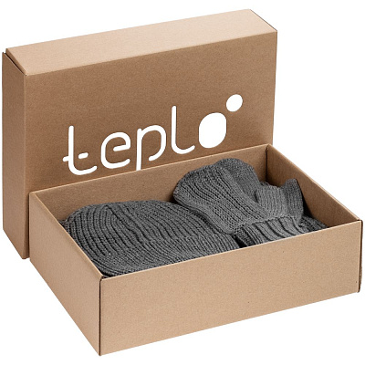 Набор Nordkyn Full Set с шарфом  (Серый)