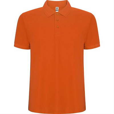 Футболка поло PEGASO PREMIUM мужская, ОРАНЖЕВЫЙ XL (Оранжевый)