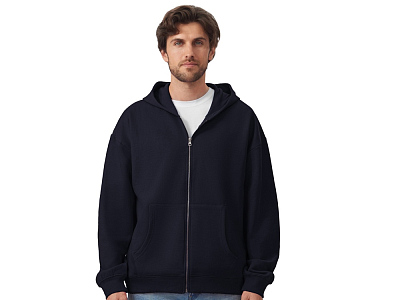 Толстовка оверсайз с капюшоном на молнии Monaco