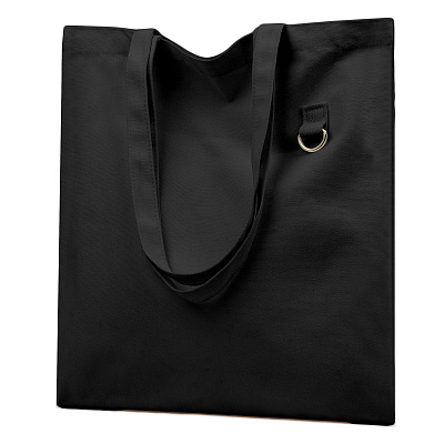 Сумка для покупок LUMISSA 325 г/м², чёрная (Чёрный)