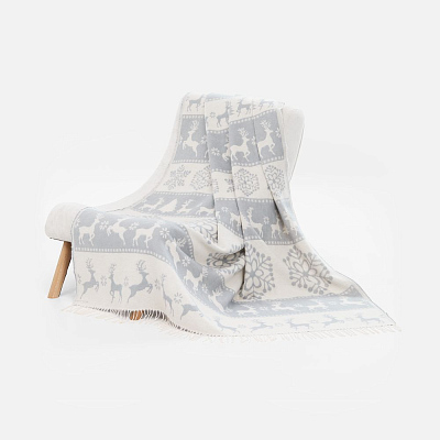 Плед «Скандинавия»  (Серый)