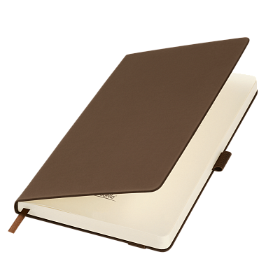 Ежедневник Альфа (Alpha) недатированный, коричневый/бежевый (Коричневый, бежевый)