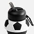 Складная бутылка для воды Football Flex, белая с черным - Фото 4