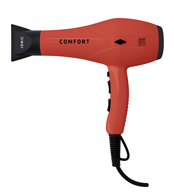 Фен DEWAL BEAUTY Comfort Red , 2200 Вт, 1 насадка (Красный)