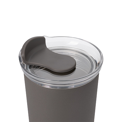 Термокружка вакуумная Страда, серая