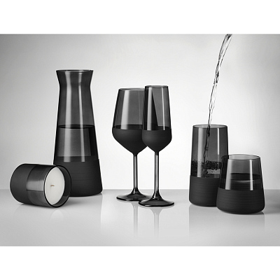 Стакан для воды Блэк Эдишн (Black Edition), черный