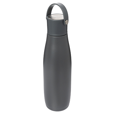 Термобутылка вакуумная герметичная Bosca, серая