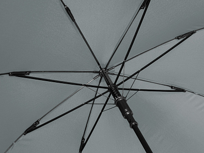 Зонт-трость Reviver  с куполом из переработанного пластика