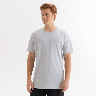 Футболка унисекс KRIS, 150 гр., светло-серая, размер XXXL (Светло-серый)