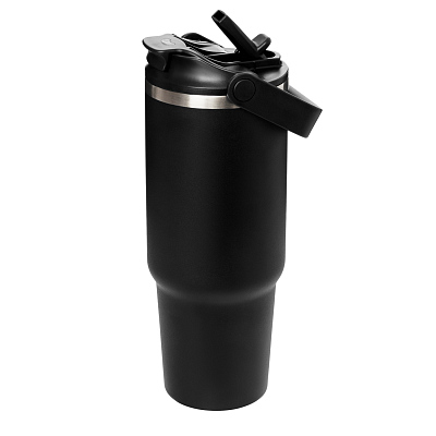 Термокружка вакуумная Montana, черный