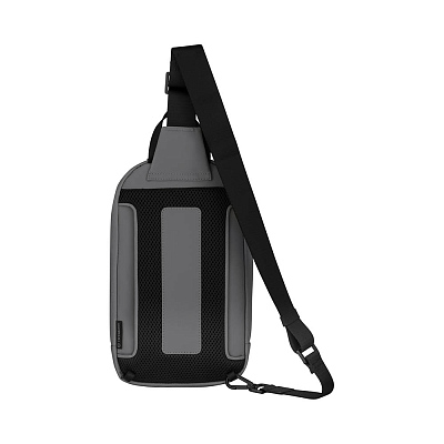 Рюкзак с одним плечевым ремнём VICTORINOX Travel Essentials, серый, полиэстер, 18x8x30 см