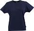 Футболка женская Ladies American T, темно-синяя - Фото 1