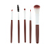 Набор Dewal Beauty косметических кистей /в тубусе/ (5шт/уп), 150мм х d40мм - Фото 1