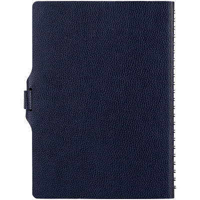 Ежедневник Strep Front на заказ, недатированный, темно-синий