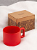 Чашка Jumbo в коробке матовая, красная - Фото 4