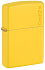 Зажигалка ZIPPO Logo с покрытием Sunflower, латунь/сталь, желтая, глянцевая, 38x13x57 мм - Фото 1