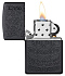 Зажигалка ZIPPO Tone on Tone Design с покрытием Black Matte, латунь/сталь, чёрная, 38x13x57 мм - Фото 3