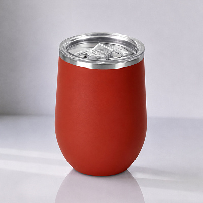Термокружка Vacuum mug C1, soft touch, 370 мл (Красный)