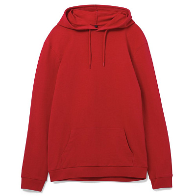 Толстовка с капюшоном унисекс Hoodie  меланж (Красный)