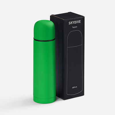 Термос Skydive, ver.2, зеленый