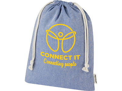 Большая подарочная сумка Pheebs из переработанного хлопка 4 л